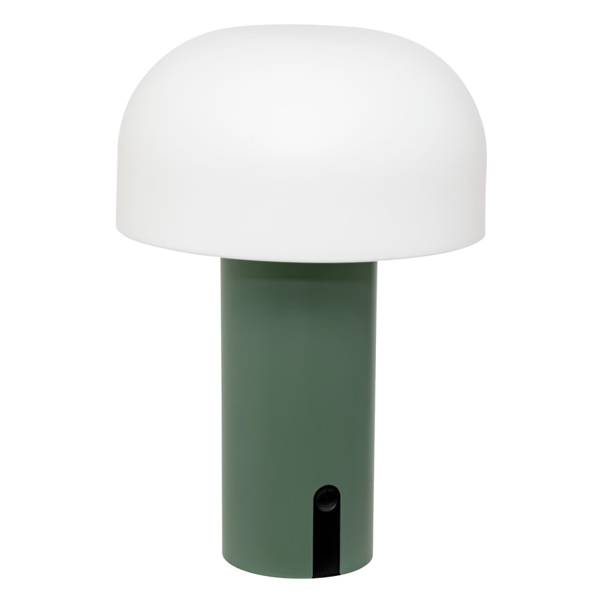 Atmosphera - LED Punjiva vanjska dodirna stolna lampa JANY LED/3,7V 22 cm 2200 mAh IP44 zelena