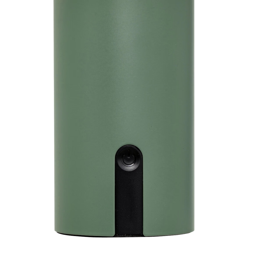 Atmosphera - LED Punjiva vanjska dodirna stolna lampa JANY LED/3,7V 22 cm 2200 mAh IP44 zelena