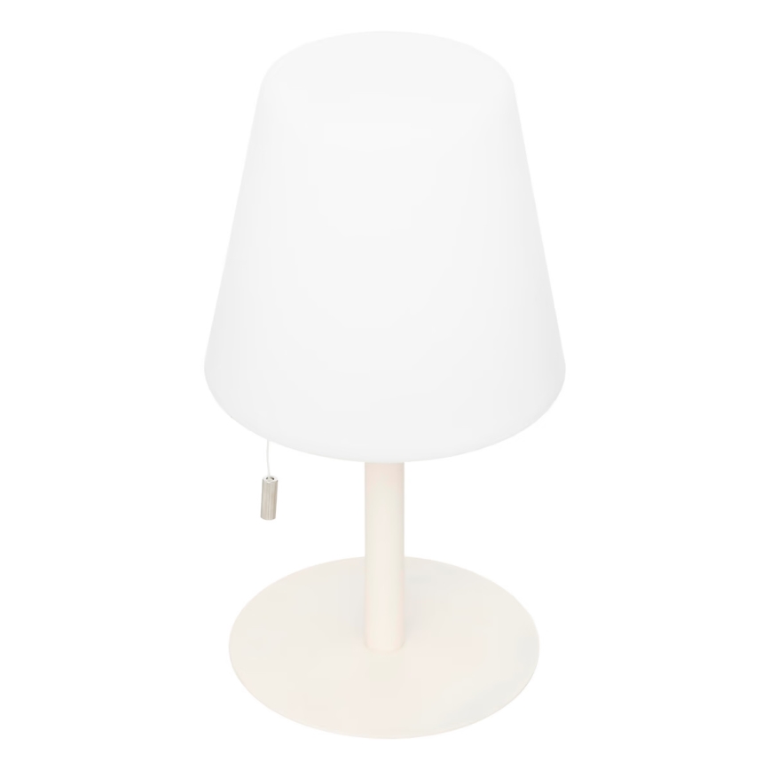 Atmosphera - LED RGBW Punjiva vanjska stolna lampa ZACK LED/3,7V 1200 mAh IP44 bež