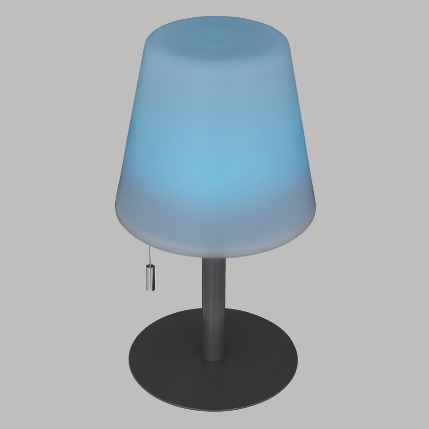 Atmosphera - LED RGBW Punjiva vanjska stolna lampa ZACK LED/3,7V 1200 mAh IP44 crna