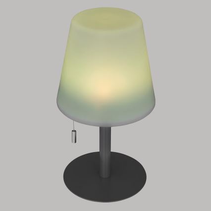 Atmosphera - LED RGBW Punjiva vanjska stolna lampa ZACK LED/3,7V 1200 mAh IP44 crna