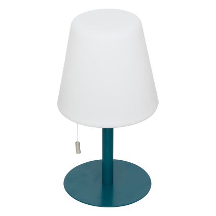 Atmosphera - LED RGBW Punjiva vanjska stolna lampa ZACK LED/3,7V 1200 mAh IP44 tirkizna