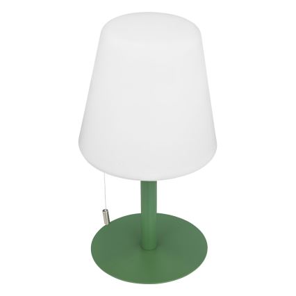Atmosphera - LED RGBW Punjiva vanjska stolna lampa ZACK LED/3,7V 1200 mAh IP44 zelena
