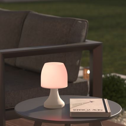 Atmosphera - LED RGB Vanjska stolna lampa DOKK LED/3xAAA 19,5 cm IP44