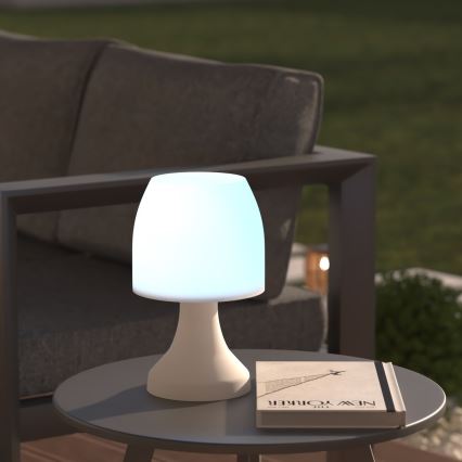 Atmosphera - LED RGB Vanjska stolna lampa DOKK LED/3xAAA 27,5 cm IP44