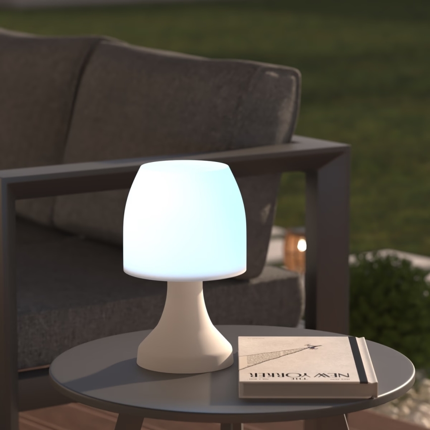 Atmosphera - LED RGB Vanjska stolna lampa DOKK LED/3xAAA 27,5 cm IP44