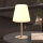 Atmosphera - LED RGBW Punjiva vanjska stolna lampa ZACK LED/3,7V 1200 mAh IP44 bež