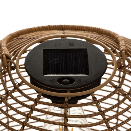 Atmosphera - LED Solarna lampa CUBA LED/1,2V IP44 ratan