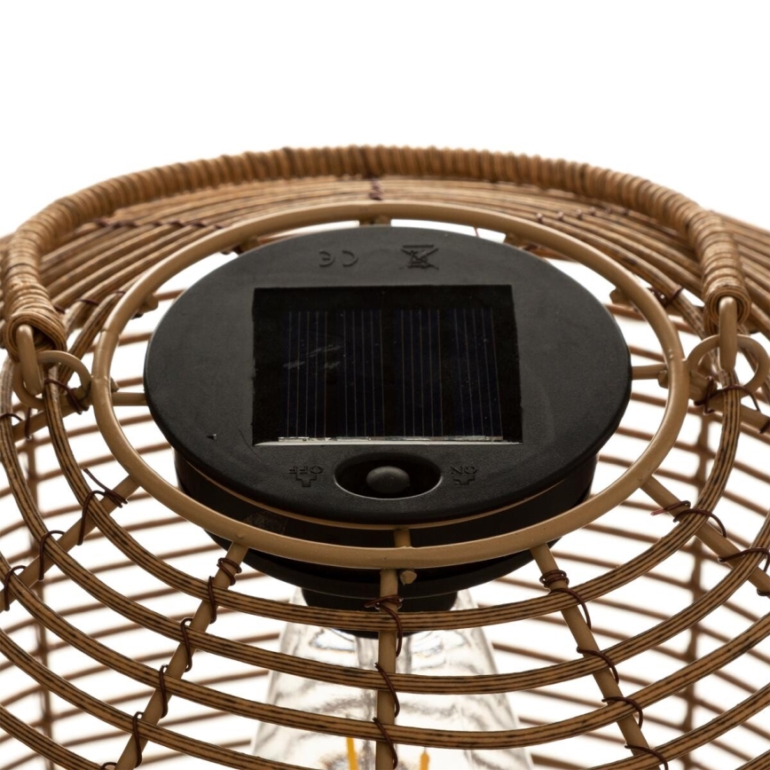 Atmosphera - LED Solarna lampa CUBA LED/1,2V IP44 ratan
