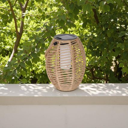 Atmosphera - LED solarna lanterna GINA LED/1,2V 800 mAh IP44 juta