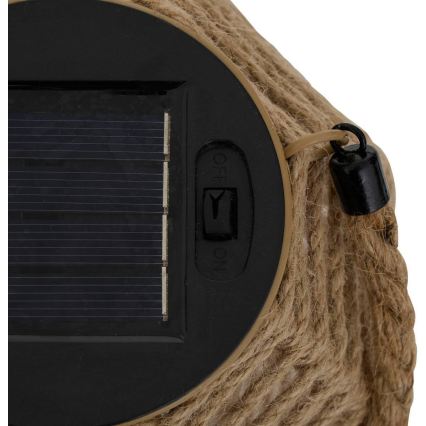 Atmosphera - LED solarna lanterna GINA LED/1,2V 800 mAh IP44 juta