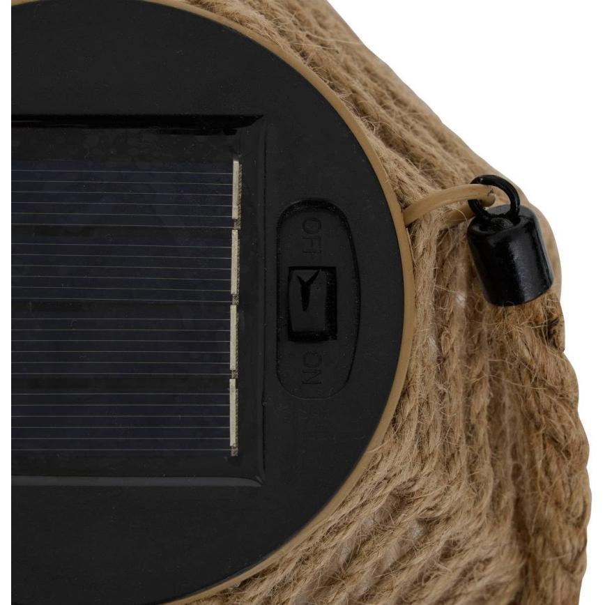Atmosphera - LED solarna lanterna GINA LED/1,2V 800 mAh IP44 juta