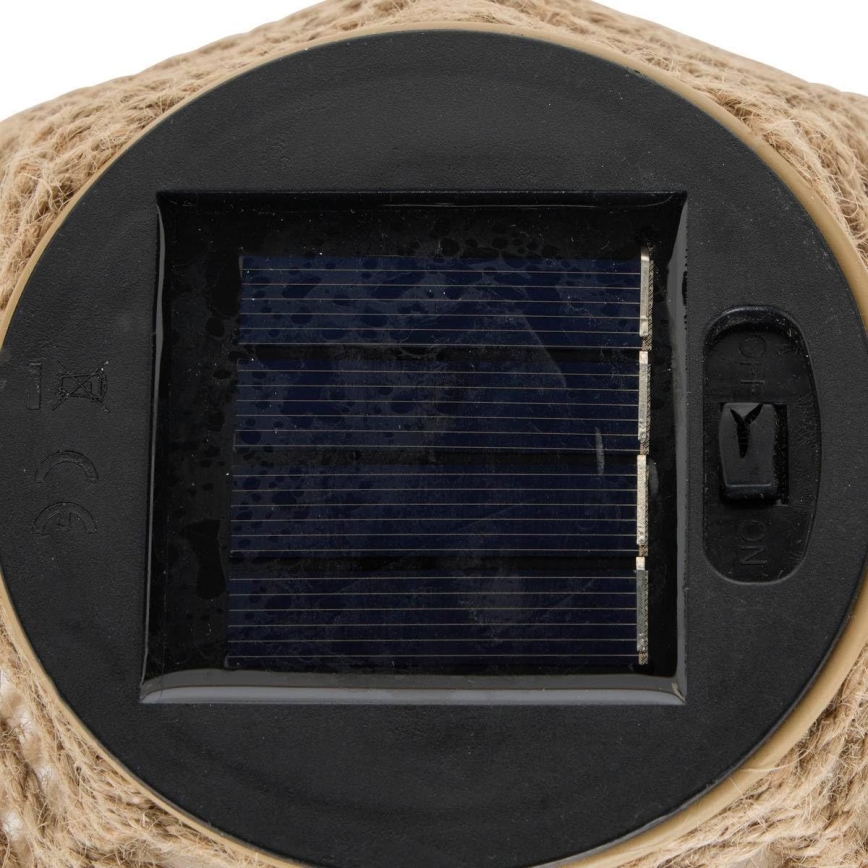 Atmosphera - LED solarna lanterna GINA LED/1,2V 800 mAh IP44 juta