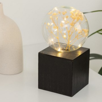 Atmosphera - LED stolna lampa MICRO LED/2xAAA antracitna