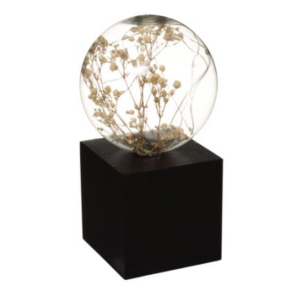 Atmosphera - LED stolna lampa MICRO LED/2xAAA antracitna