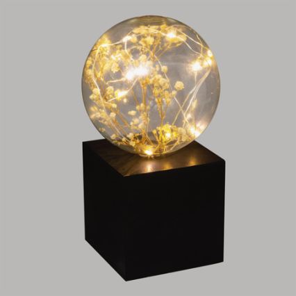 Atmosphera - LED stolna lampa MICRO LED/2xAAA antracitna