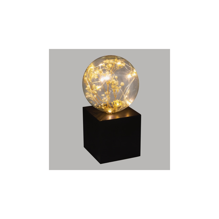 Atmosphera - LED stolna lampa MICRO LED/2xAAA antracitna