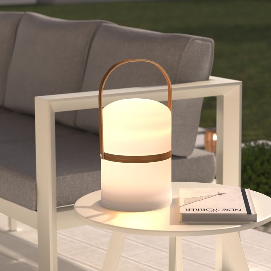 Atmosphera - LED vanjska stolna lampa KIARA s mogućnošću prigušivanja, punjiva LED/3,7V 36 cm 4000 mAh IP44