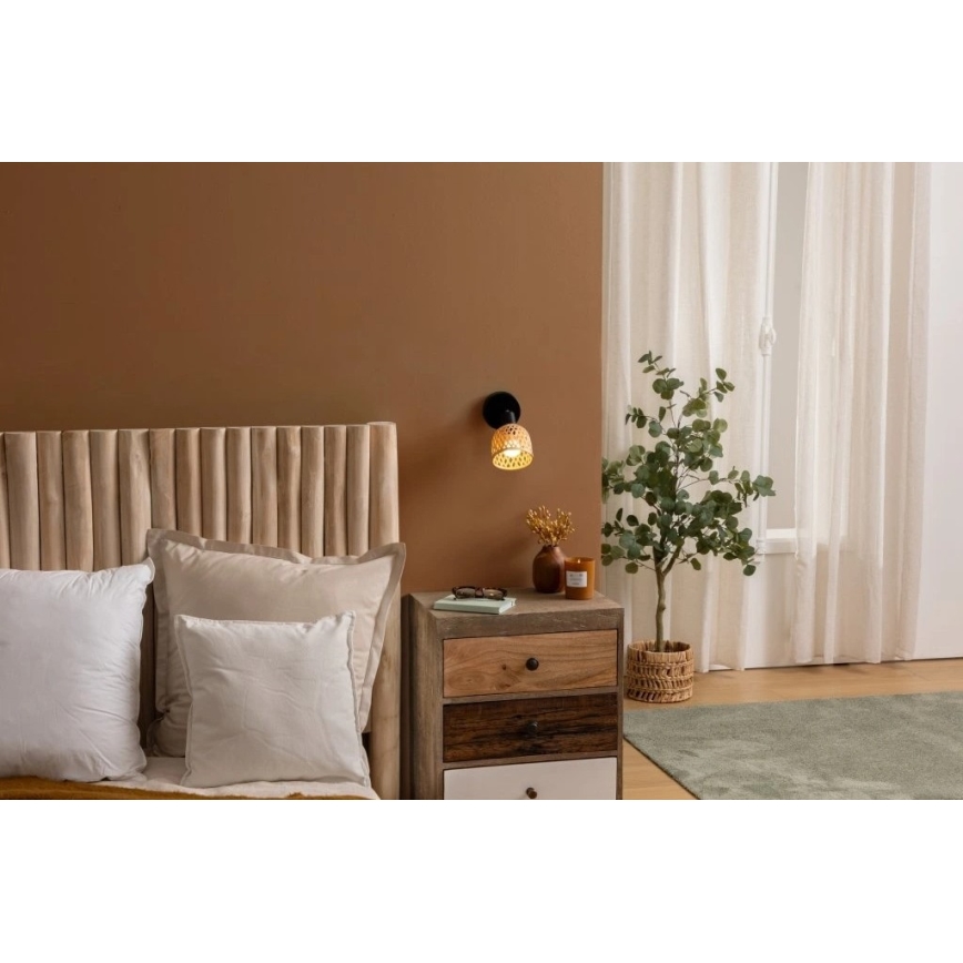 Atmosphera - LIO 1xE27/25W/230V zidna lampica od bambusa