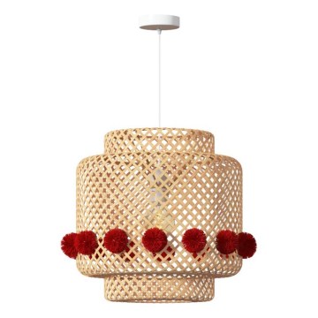 Atmosphera - Luster na kabelu LIBY 1xE27/25W/230V bambus