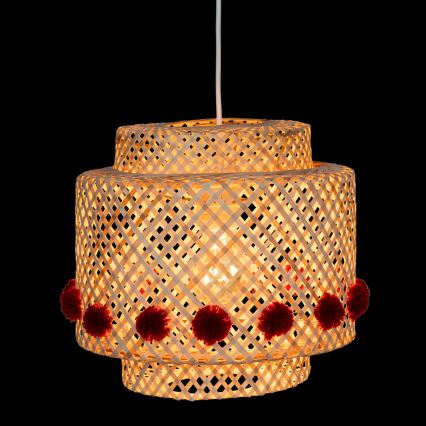 Atmosphera - Luster na kabelu LIBY 1xE27/25W/230V bambus