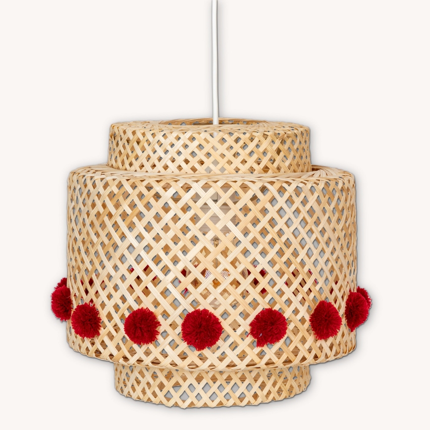 Atmosphera - Luster na kabelu LIBY 1xE27/25W/230V bambus