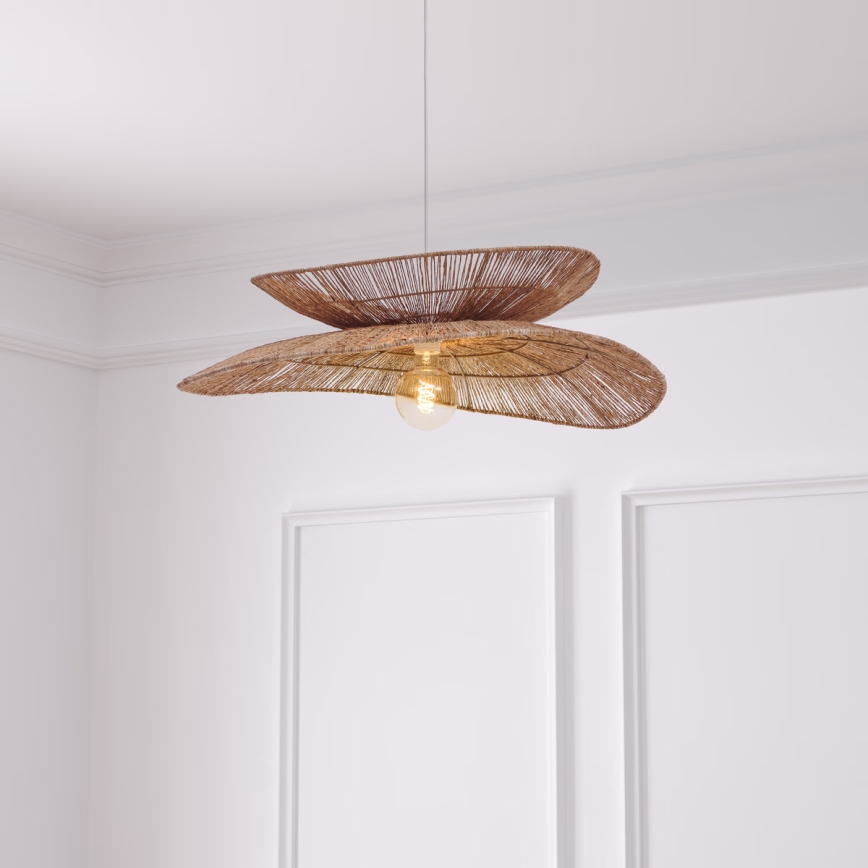 Atmosphera - Luster na sajli ALARA 1xE27/40W/230V juta
