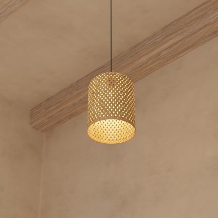 Atmosphera - Luster na sajli ALI 1xE27/40W/230V bambus