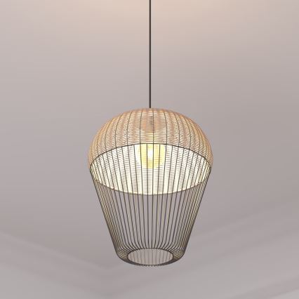 Atmosphera - Luster na sajli ANEA 1xE27/40W/230V ratan