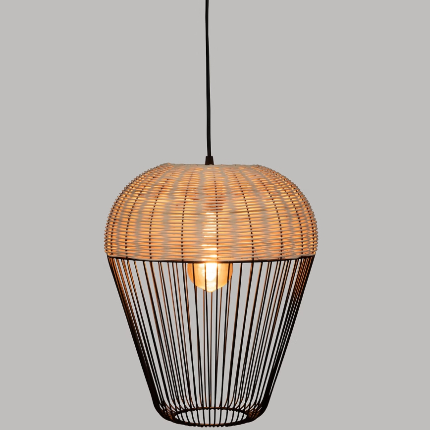 Atmosphera - Luster na sajli ANEA 1xE27/40W/230V ratan