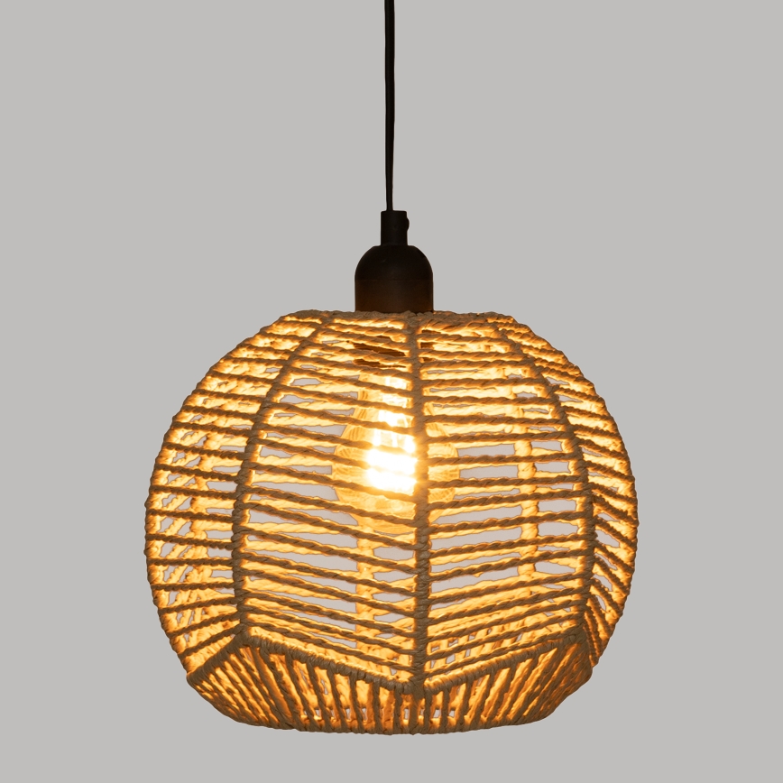 Atmosphera - Luster na sajli CAREN 1xE27/40W/230V juta