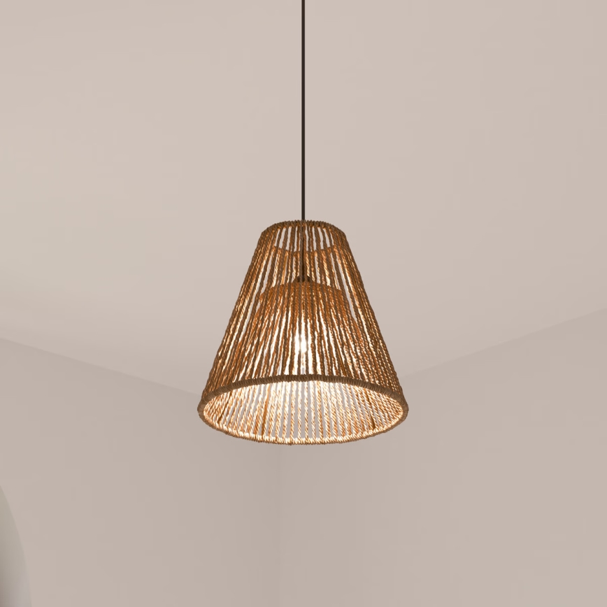 Atmosphera - Luster na sajli GIADA 1xE27/40W/230V juta