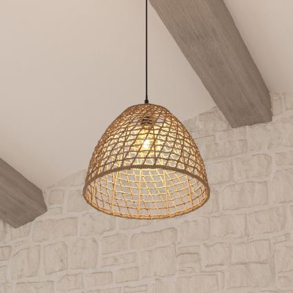 Atmosphera - Luster na sajli JADA 1xE27/40W/230V ratan