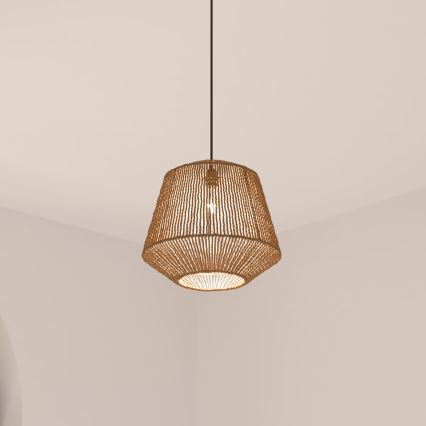 Atmosphera - Luster na sajli JILY 1xE27/40W/230V juta bež