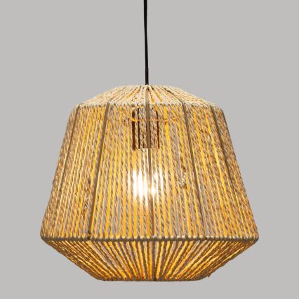 Atmosphera - Luster na sajli JILY 1xE27/40W/230V juta bež