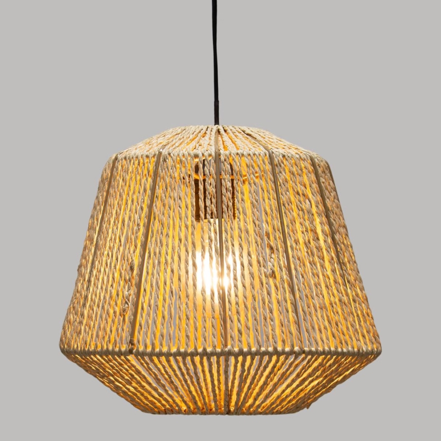 Atmosphera - Luster na sajli JILY 1xE27/40W/230V juta bež