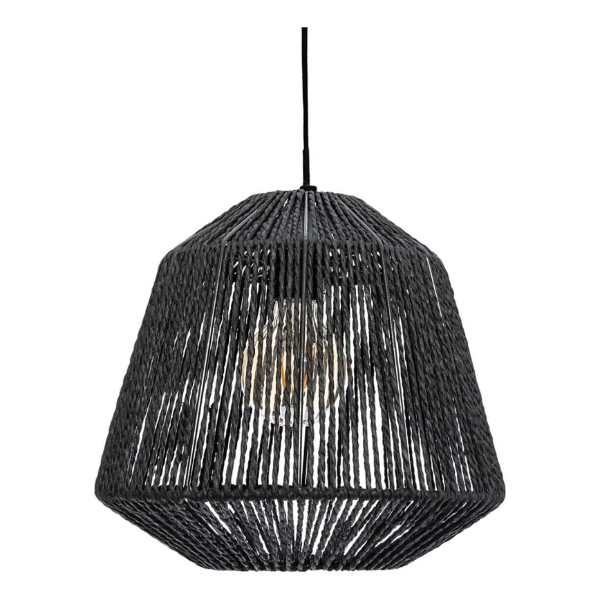 Atmosphera - Luster na sajli JILY 1xE27/40W/230V juta crna