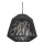Atmosphera - Luster na sajli JILY 1xE27/40W/230V juta crna
