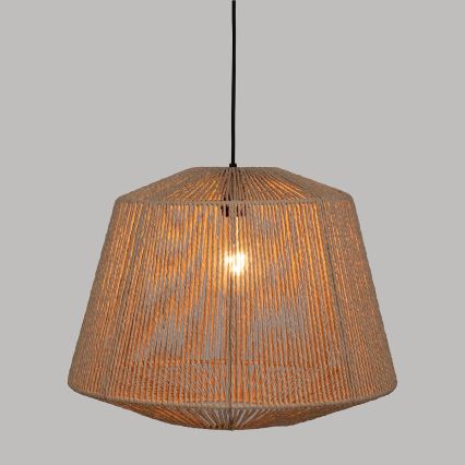 Atmosphera - Luster na sajli JILY 1xE27/40W/230V juta