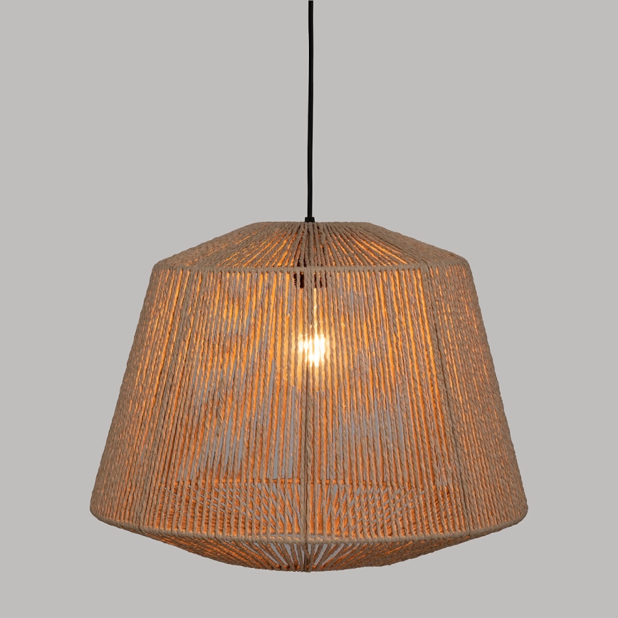 Atmosphera - Luster na sajli JILY 1xE27/40W/230V juta