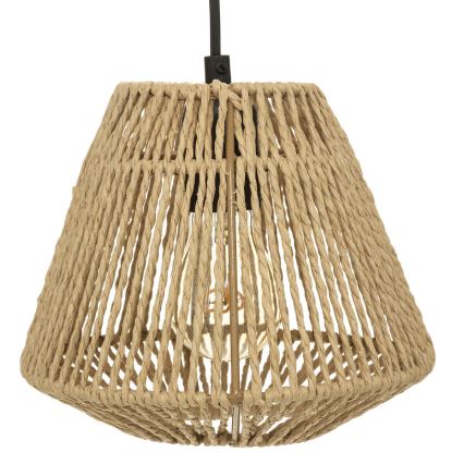Atmosphera - Luster na sajli JILY 3xE27/40W/230V juta