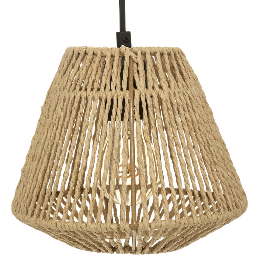 Atmosphera - Luster na sajli JILY 3xE27/40W/230V juta