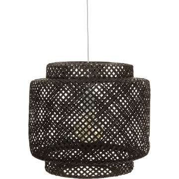 Atmosphera - Luster na sajli LIBY 1xE27/40W/230V bambus/crna
