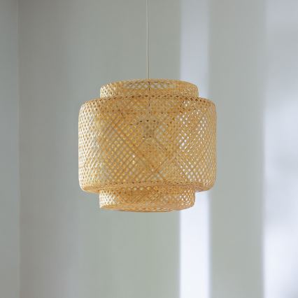 Atmosphera - Luster na sajli LIBY 1xE27/40W/230V bambus