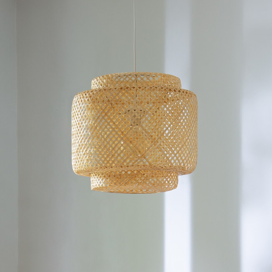 Atmosphera - Luster na sajli LIBY 1xE27/40W/230V bambus