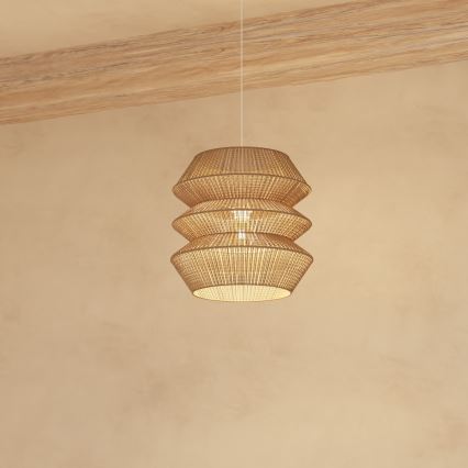 Atmosphera - Luster na sajli LIZA 1xE27/40W/230V juta