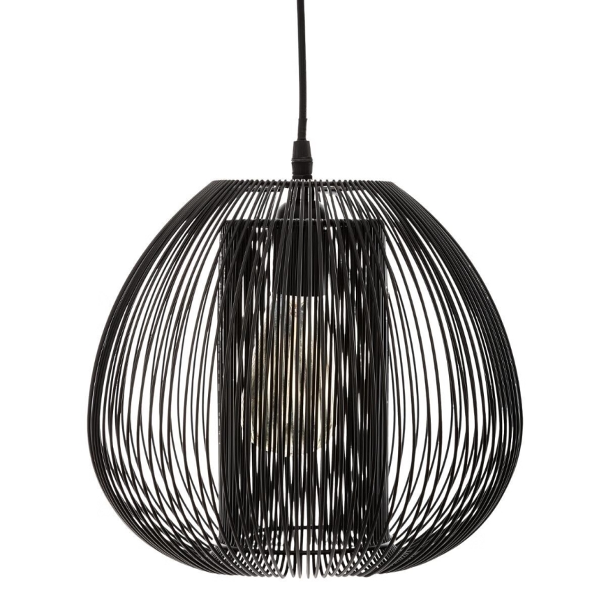 Atmosphera - Luster na sajli NODA 1xE27/40W/230V crna