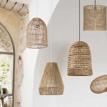 Atmosphera - Luster na sajli PALM 1xE27/40W/230V juta