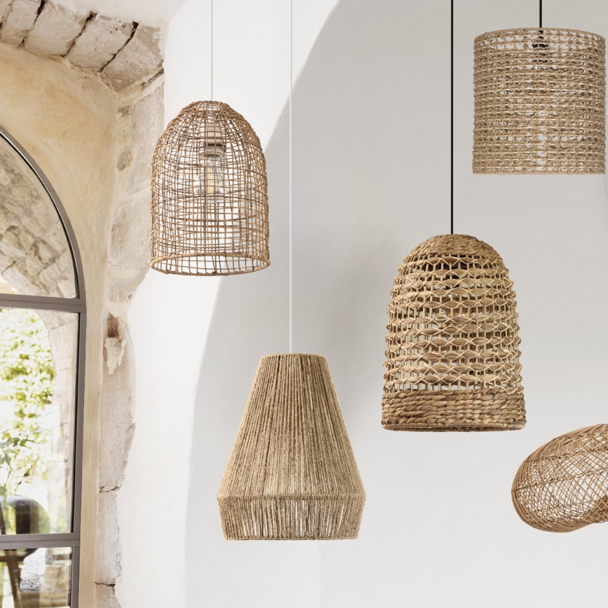 Atmosphera - Luster na sajli PALM 1xE27/40W/230V juta