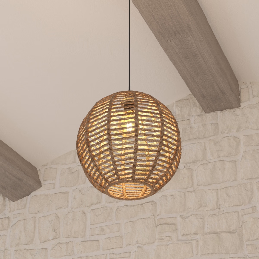 Atmosphera - Luster na sajli RANA 1xE27/40W/230V ratan